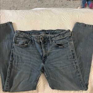 Calvin Klein Jeans faded blue slim boyfriend jeans